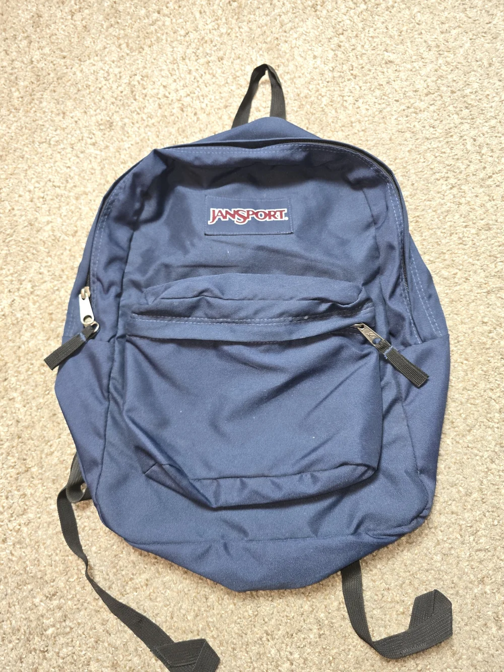 JanSport Classic Navy Blue Backpack